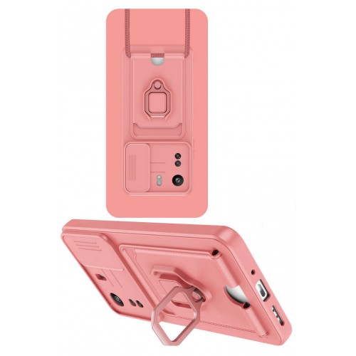 Newface Xiaomi Redmi 13C Kılıf Zuma Kartvizitli Yüzüklü Silikon - Pembe Newface Xiaomi Redmi 13C Kılıf Zuma Kartvizitli Yüzüklü Silikon - Pembe