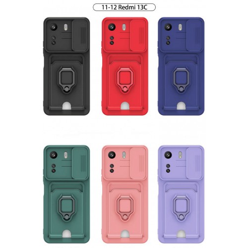 Newface Xiaomi Redmi 13C Kılıf Zuma Kartvizitli Yüzüklü Silikon - Lila Newface Xiaomi Redmi 13C Kılıf Zuma Kartvizitli Yüzüklü Silikon - Lila