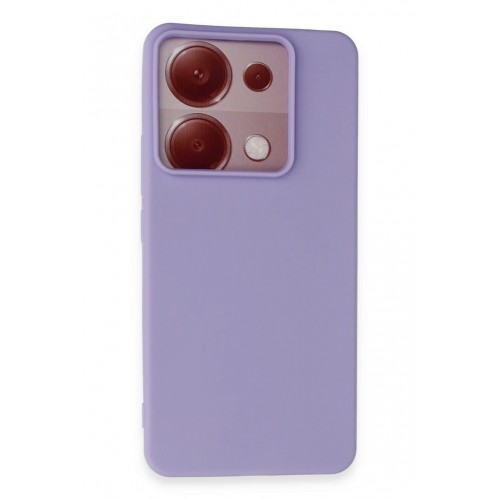 Newface Xiaomi Redmi Note 13 Pro 4G Kılıf First Silikon - Lila Newface Xiaomi Redmi Note 13 Pro 4G Kılıf First Silikon - Lila