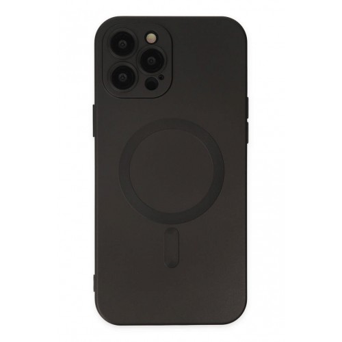 Newface iPhone 12 Pro Max Kılıf Moshi Lens Magneticsafe Silikon - Siyah Newface iPhone 12 Pro Max Kılıf Moshi Lens Magneticsafe Silikon - Siyah