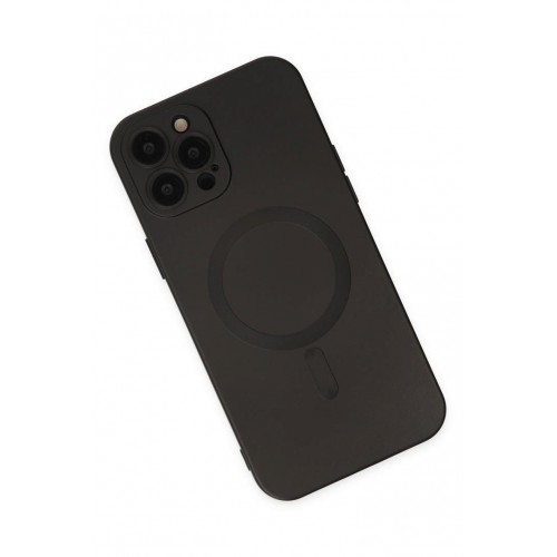 Newface iPhone 12 Pro Max Kılıf Moshi Lens Magneticsafe Silikon - Siyah Newface iPhone 12 Pro Max Kılıf Moshi Lens Magneticsafe Silikon - Siyah
