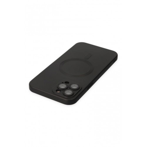 Newface iPhone 12 Pro Max Kılıf Moshi Lens Magneticsafe Silikon - Siyah Newface iPhone 12 Pro Max Kılıf Moshi Lens Magneticsafe Silikon - Siyah