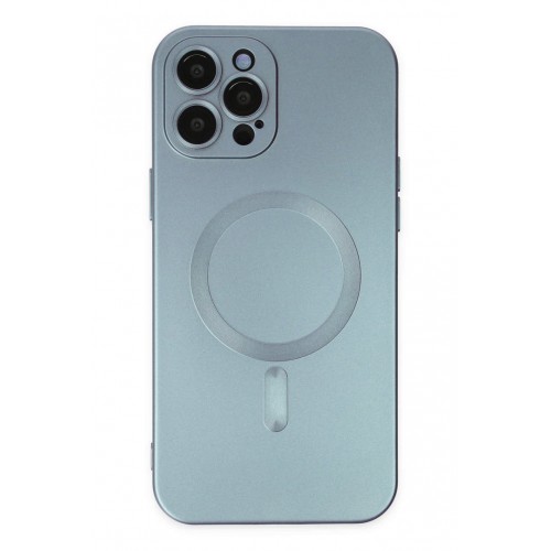 Newface iPhone 12 Pro Max Kılıf Moshi Lens Magneticsafe Silikon - Sierra Blue Newface iPhone 12 Pro Max Kılıf Moshi Lens Magneticsafe Silikon - Sierra Blue