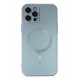 Newface iPhone 12 Pro Max Kılıf Moshi Lens Magneticsafe Silikon - Sierra Blue Newface iPhone 12 Pro Max Kılıf Moshi Lens Magneticsafe Silikon - Sierra Blue