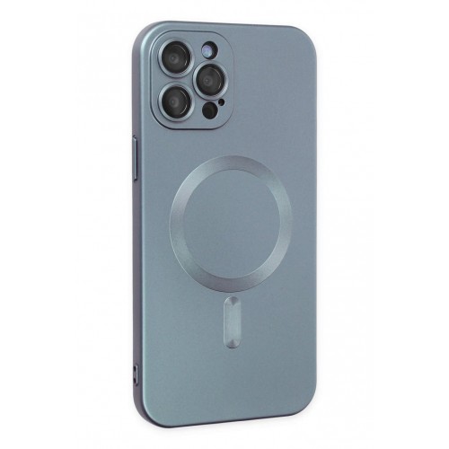 Newface iPhone 12 Pro Max Kılıf Moshi Lens Magneticsafe Silikon - Sierra Blue Newface iPhone 12 Pro Max Kılıf Moshi Lens Magneticsafe Silikon - Sierra Blue