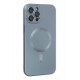 Newface iPhone 12 Pro Max Kılıf Moshi Lens Magneticsafe Silikon - Sierra Blue Newface iPhone 12 Pro Max Kılıf Moshi Lens Magneticsafe Silikon - Sierra Blue