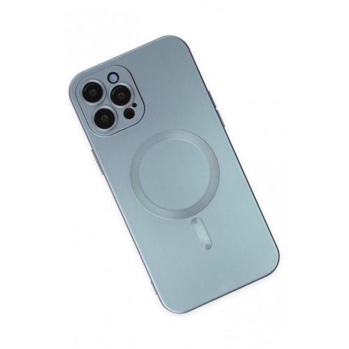 Newface iPhone 12 Pro Max Kılıf Moshi Lens Magneticsafe Silikon - Sierra Blue Newface iPhone 12 Pro Max Kılıf Moshi Lens Magneticsafe Silikon - Sierra Blue