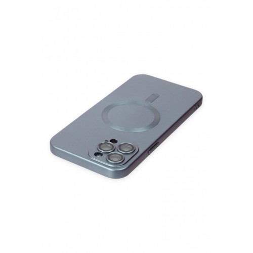 Newface iPhone 12 Pro Max Kılıf Moshi Lens Magneticsafe Silikon - Sierra Blue Newface iPhone 12 Pro Max Kılıf Moshi Lens Magneticsafe Silikon - Sierra Blue