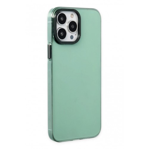 Newface iPhone 13 Pro Kılıf Anka PC Sert Metal Kapak - Yeşil Newface iPhone 13 Pro Kılıf Anka PC Sert Metal Kapak - Yeşil