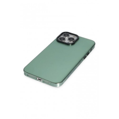 Newface iPhone 13 Pro Kılıf Anka PC Sert Metal Kapak - Yeşil Newface iPhone 13 Pro Kılıf Anka PC Sert Metal Kapak - Yeşil