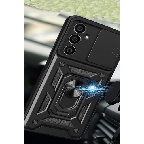 Newface Samsung Galaxy A05S Kılıf Pars Lens Yüzüklü Silikon - Yeşil Newface Samsung Galaxy A05S Kılıf Pars Lens Yüzüklü Silikon - Yeşil