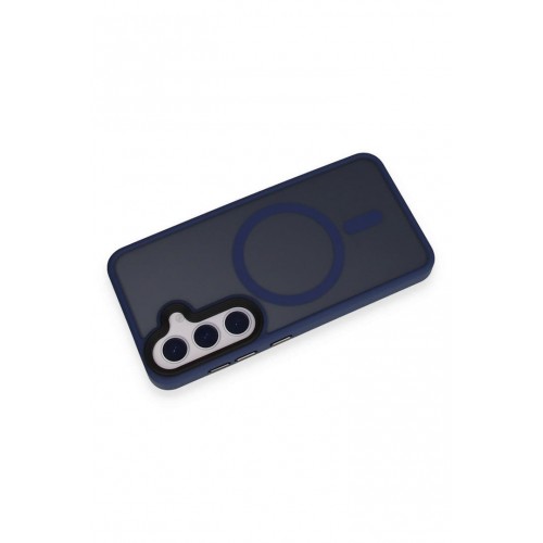 Newface Samsung Galaxy S24 Kılıf Trex Magneticsafe Kapak - Lacivert Newface Samsung Galaxy S24 Kılıf Trex Magneticsafe Kapak - Lacivert