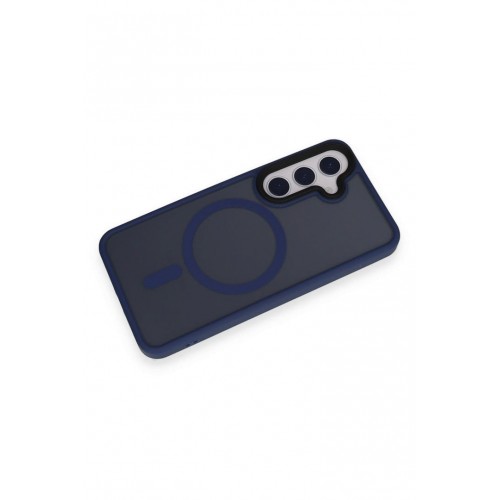 Newface Samsung Galaxy S24 Kılıf Trex Magneticsafe Kapak - Lacivert Newface Samsung Galaxy S24 Kılıf Trex Magneticsafe Kapak - Lacivert