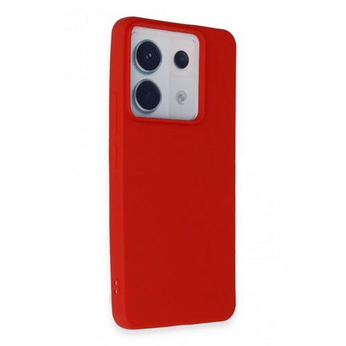 Newface Xiaomi Poco X6 Kılıf First Silikon - Kırmızı Newface Xiaomi Poco X6 Kılıf First Silikon - Kırmızı