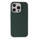 Newface iPhone 15 Pro Kılıf Nano içi Kadife Silikon - Koyu Yeşil Newface iPhone 15 Pro Kılıf Nano içi Kadife Silikon - Koyu Yeşil