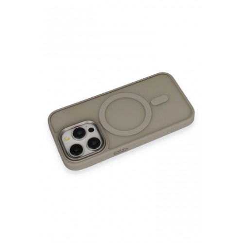 Newface iPhone 14 Pro Max Kılıf Oslo Magsafe Kapak - Titan Gri Newface iPhone 14 Pro Max Kılıf Oslo Magsafe Kapak - Titan Gri
