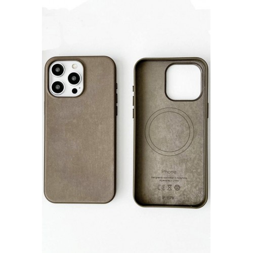 Newface iPhone 15 Pro Kılıf Karen Magsafe Kapak - Kahverengi Newface iPhone 15 Pro Kılıf Karen Magsafe Kapak - Kahverengi