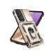 Newface Samsung Galaxy A55 5G Kılıf Pars Lens Yüzüklü Silikon - Gold Newface Samsung Galaxy A55 5G Kılıf Pars Lens Yüzüklü Silikon - Gold