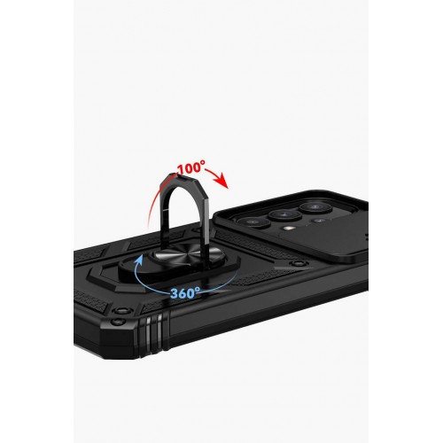 Newface Samsung Galaxy A55 5G Kılıf Pars Lens Yüzüklü Silikon - Yeşil Newface Samsung Galaxy A55 5G Kılıf Pars Lens Yüzüklü Silikon - Yeşil