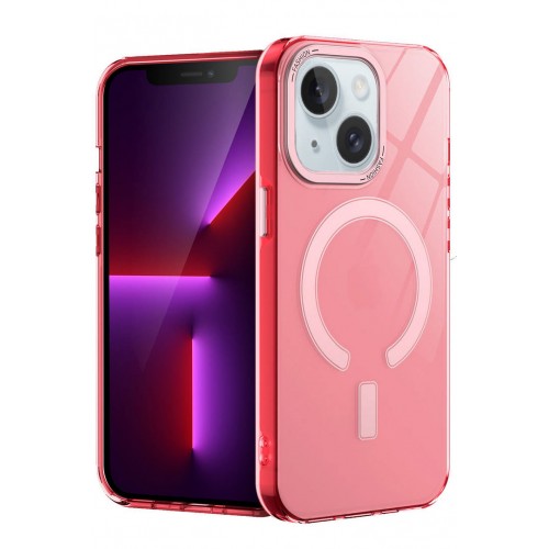 Newface iPhone 15 Kılıf Troy Magsafe Kapak - Pembe Newface iPhone 15 Kılıf Troy Magsafe Kapak - Pembe