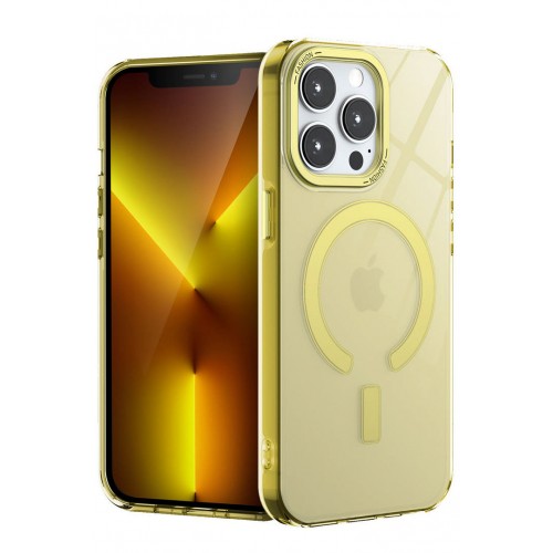 Newface iPhone 15 Pro Max Kılıf Troy Magsafe Kapak - Sarı Newface iPhone 15 Pro Max Kılıf Troy Magsafe Kapak - Sarı