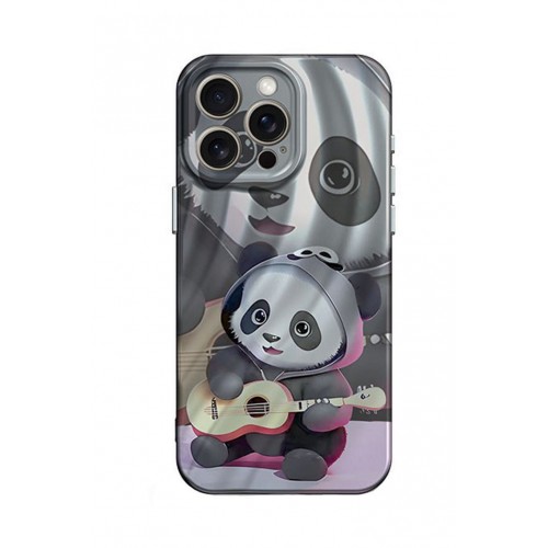 Newface iPhone 15 Pro Kılıf Crew Desenli Kapak - Panda Newface iPhone 15 Pro Kılıf Crew Desenli Kapak - Panda