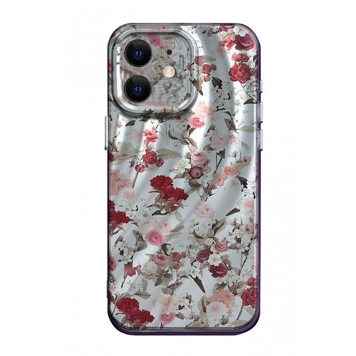 Newface iPhone 11 Kılıf Crew Desenli Kapak - Çiçek Newface iPhone 11 Kılıf Crew Desenli Kapak - Çiçek
