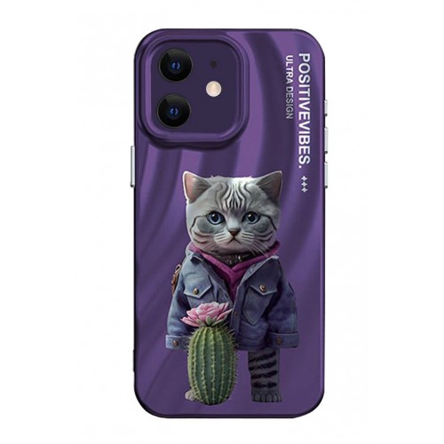 Newface iPhone 11 Kılıf Crew Desenli Kapak - Kedi Newface iPhone 11 Kılıf Crew Desenli Kapak - Kedi