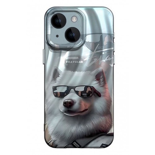 Newface iPhone 15 Kılıf Crew Desenli Kapak - Köpek Newface iPhone 15 Kılıf Crew Desenli Kapak - Köpek