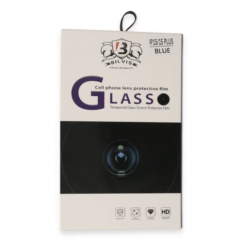 Newface iPhone 15 Plus Bilvis Titan Kamera Lens - Lacivert Newface iPhone 15 Plus Bilvis Titan Kamera Lens - Lacivert