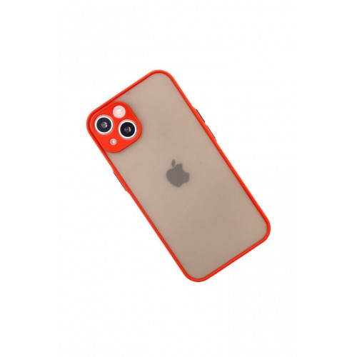 Newface iPhone 13 Mini Kılıf Montreal Silikon Kapak - Kırmızı Newface iPhone 13 Mini Kılıf Montreal Silikon Kapak - Kırmızı