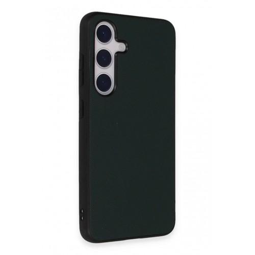 Newface Samsung Galaxy S24 Kılıf Taft Kapak - Koyu Yeşil Newface Samsung Galaxy S24 Kılıf Taft Kapak - Koyu Yeşil