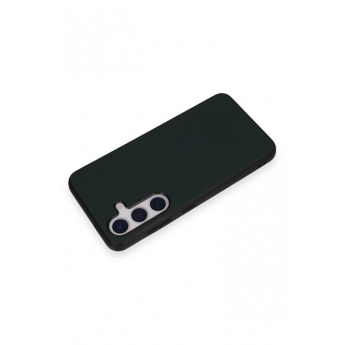 Newface Samsung Galaxy S24 Kılıf Taft Kapak - Koyu Yeşil Newface Samsung Galaxy S24 Kılıf Taft Kapak - Koyu Yeşil