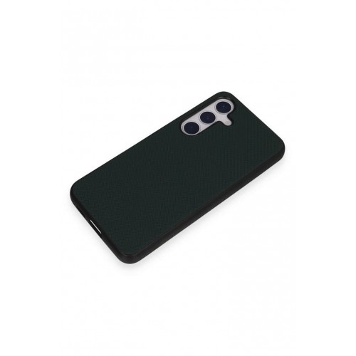 Newface Samsung Galaxy S24 Kılıf Taft Kapak - Koyu Yeşil Newface Samsung Galaxy S24 Kılıf Taft Kapak - Koyu Yeşil