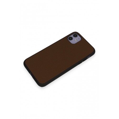Newface iPhone 11 Kılıf Taft Kapak - Kahverengi Newface iPhone 11 Kılıf Taft Kapak - Kahverengi