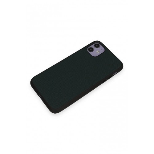 Newface iPhone 11 Kılıf Taft Kapak - Koyu Yeşil Newface iPhone 11 Kılıf Taft Kapak - Koyu Yeşil