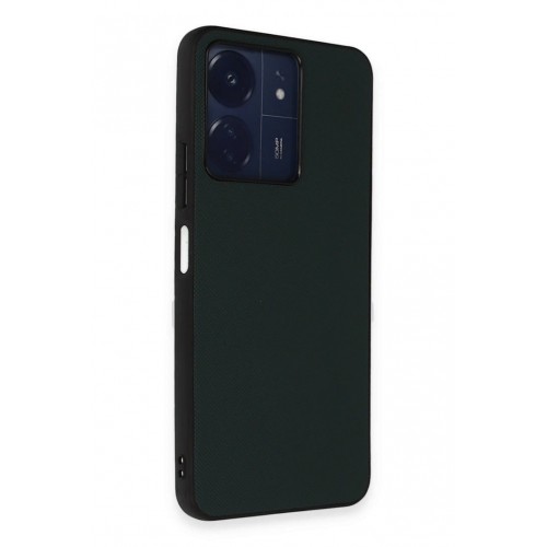 Newface Xiaomi Redmi 13C Kılıf Taft Kapak - Koyu Yeşil Newface Xiaomi Redmi 13C Kılıf Taft Kapak - Koyu Yeşil