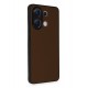 Newface Xiaomi Redmi Note 13 Kılıf Taft Kapak - Kahverengi