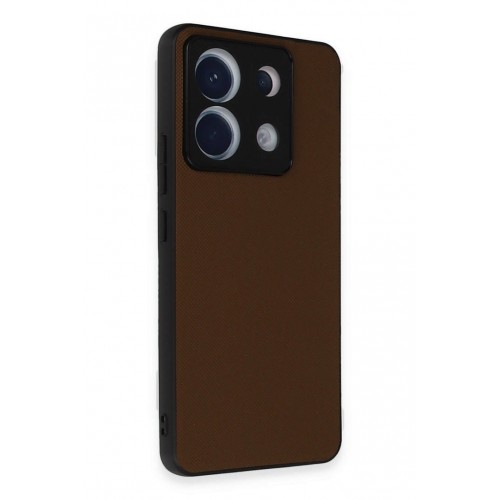 Newface Xiaomi Redmi Note 13 Pro 5G Kılıf Taft Kapak - Kahverengi Newface Xiaomi Redmi Note 13 Pro 5G Kılıf Taft Kapak - Kahverengi