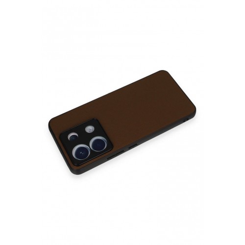 Newface Xiaomi Redmi Note 13 Pro 5G Kılıf Taft Kapak - Kahverengi Newface Xiaomi Redmi Note 13 Pro 5G Kılıf Taft Kapak - Kahverengi