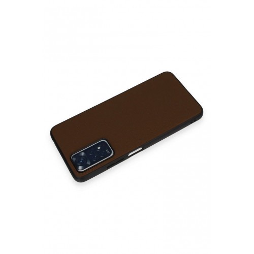 Newface Xiaomi Redmi Note 11 Pro Kılıf Taft Kapak - Kahverengi Newface Xiaomi Redmi Note 11 Pro Kılıf Taft Kapak - Kahverengi