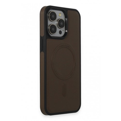 Newface iPhone 14 Pro Max Kılıf Ozzi Magsafe Deri Kapak - Natural Grey Newface iPhone 14 Pro Max Kılıf Ozzi Magsafe Deri Kapak - Natural Grey