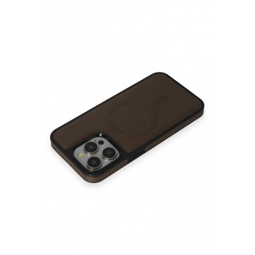Newface iPhone 14 Pro Max Kılıf Ozzi Magsafe Deri Kapak - Natural Grey Newface iPhone 14 Pro Max Kılıf Ozzi Magsafe Deri Kapak - Natural Grey