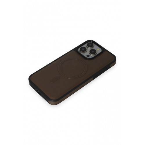 Newface iPhone 14 Pro Max Kılıf Ozzi Magsafe Deri Kapak - Natural Grey Newface iPhone 14 Pro Max Kılıf Ozzi Magsafe Deri Kapak - Natural Grey