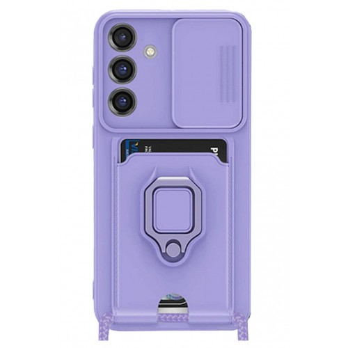 Newface Samsung Galaxy A55 5G Kılıf Zuma Kartvizitli Yüzüklü Silikon - Lila Newface Samsung Galaxy A55 5G Kılıf Zuma Kartvizitli Yüzüklü Silikon - Lila
