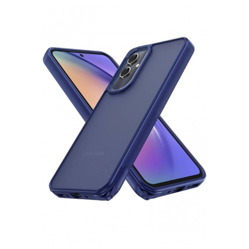 Newface Samsung Galaxy A05 Kılıf Elegant Kapak - Lacivert Newface Samsung Galaxy A05 Kılıf Elegant Kapak - Lacivert