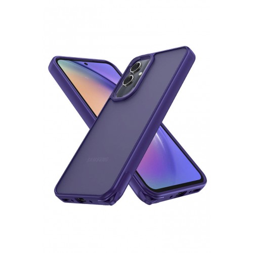 Newface Samsung Galaxy A05 Kılıf Elegant Kapak - Derin Mor