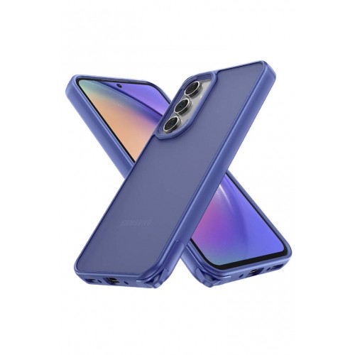 Newface Samsung Galaxy A55 5G Kılıf Elegant Kapak - Açık Mavi Newface Samsung Galaxy A55 5G Kılıf Elegant Kapak - Açık Mavi