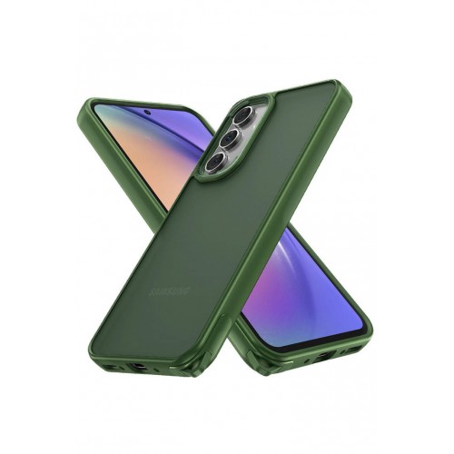 Newface Samsung Galaxy A55 5G Kılıf Elegant Kapak - Yeşil Newface Samsung Galaxy A55 5G Kılıf Elegant Kapak - Yeşil
