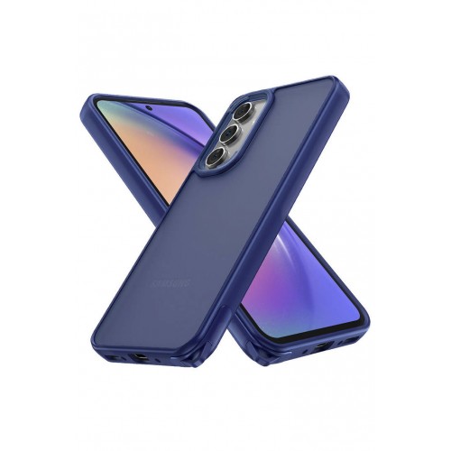 Newface Samsung Galaxy A55 5G Kılıf Elegant Kapak - Lacivert Newface Samsung Galaxy A55 5G Kılıf Elegant Kapak - Lacivert